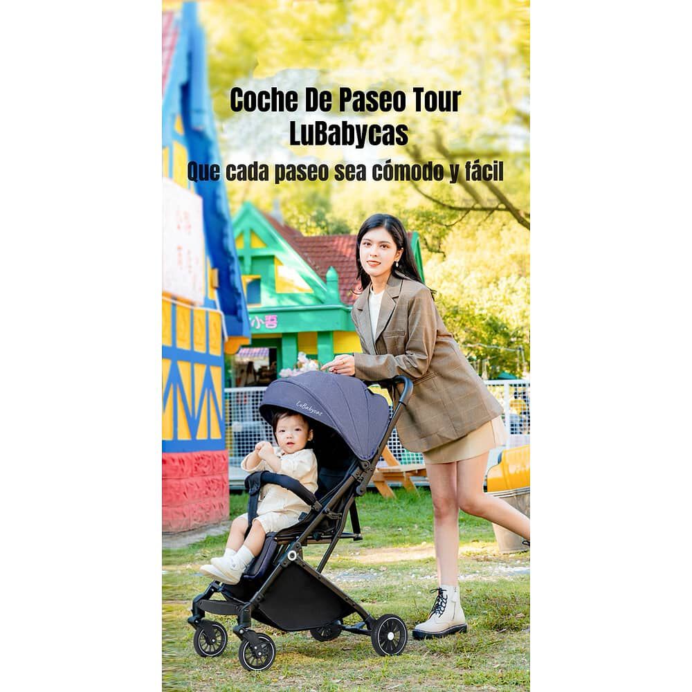 Coche De Paseo Maleta Compacto 0-3 A&ntilde;os Tour Negro Lubabycas image number 6.0