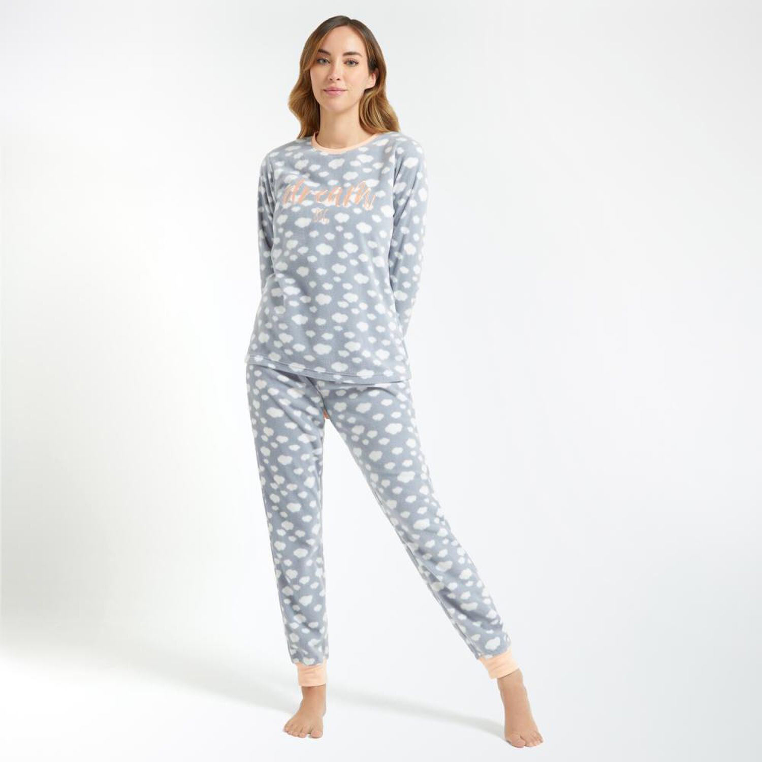 Pijama Manga Larga Mujer Geeps Secret / 2 Piezas image number 0.0