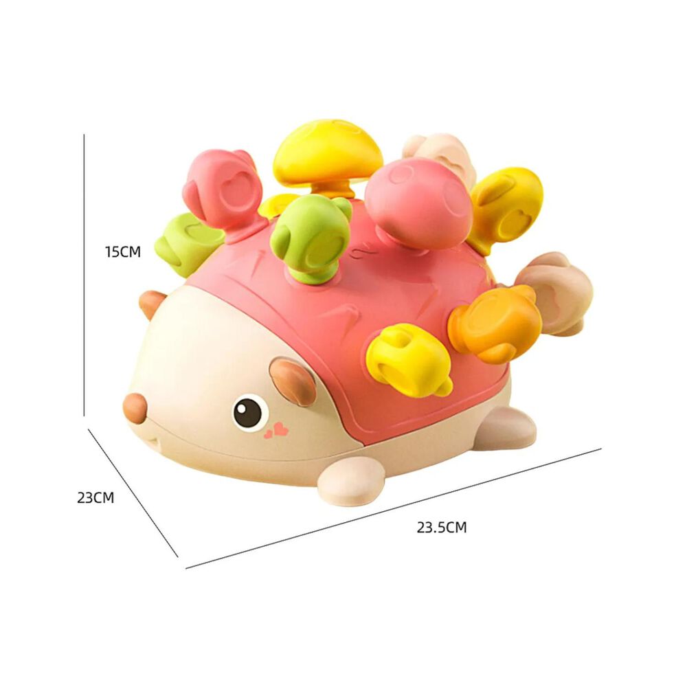 Juguete Erizo Didactico De Encajes Para Bebes Infantil image number 1.0