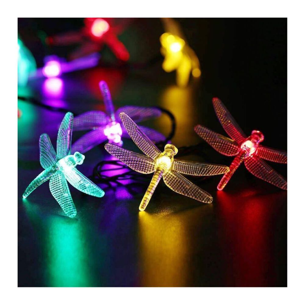 Guirnalda Luces Solares De Libelula 30 Luces Led image number 4.0