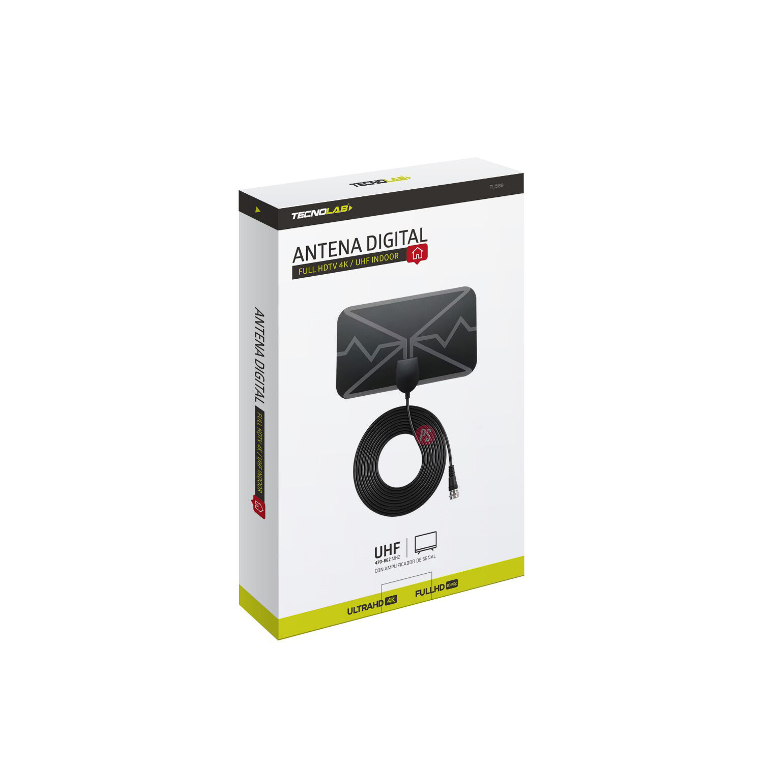 Antena Digital Tv 25db Interior/exterior Con Amplificador - Ps image number 5.0