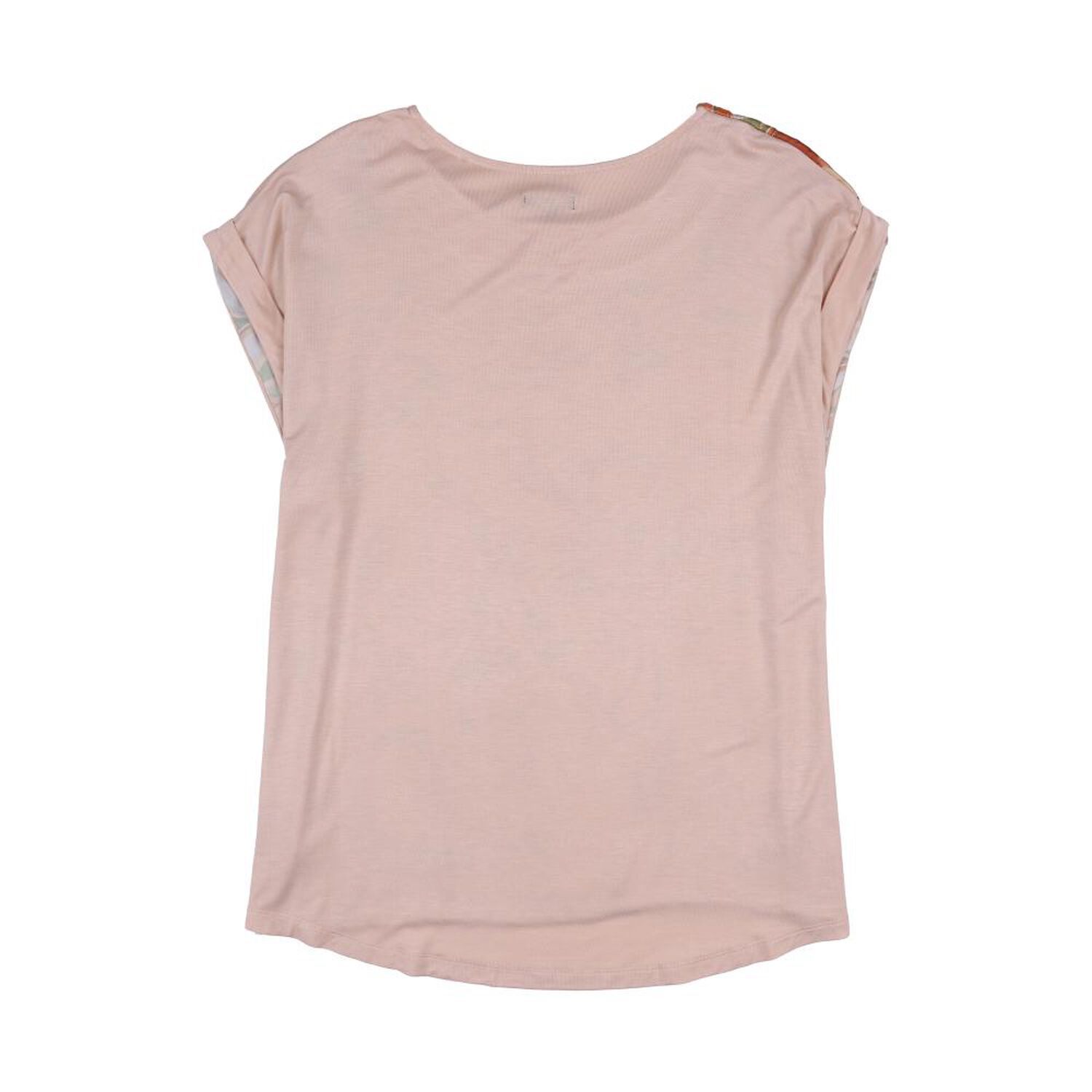 Polera Estampado Frontal Manga Corta Cuello V Mujer Kimera image number 1.0