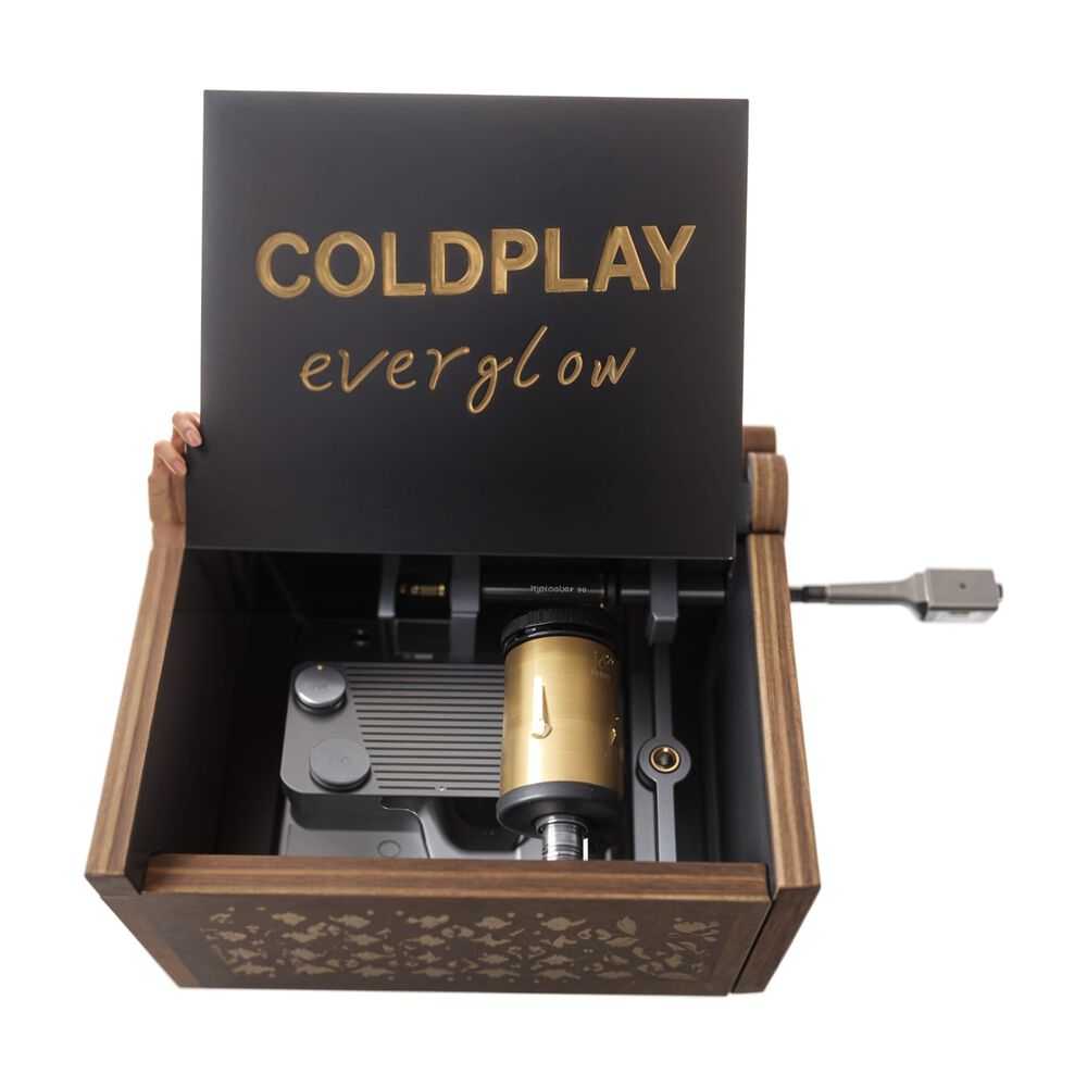 Caja Musical Coldplay Everglow Con Manivela image number 1.0
