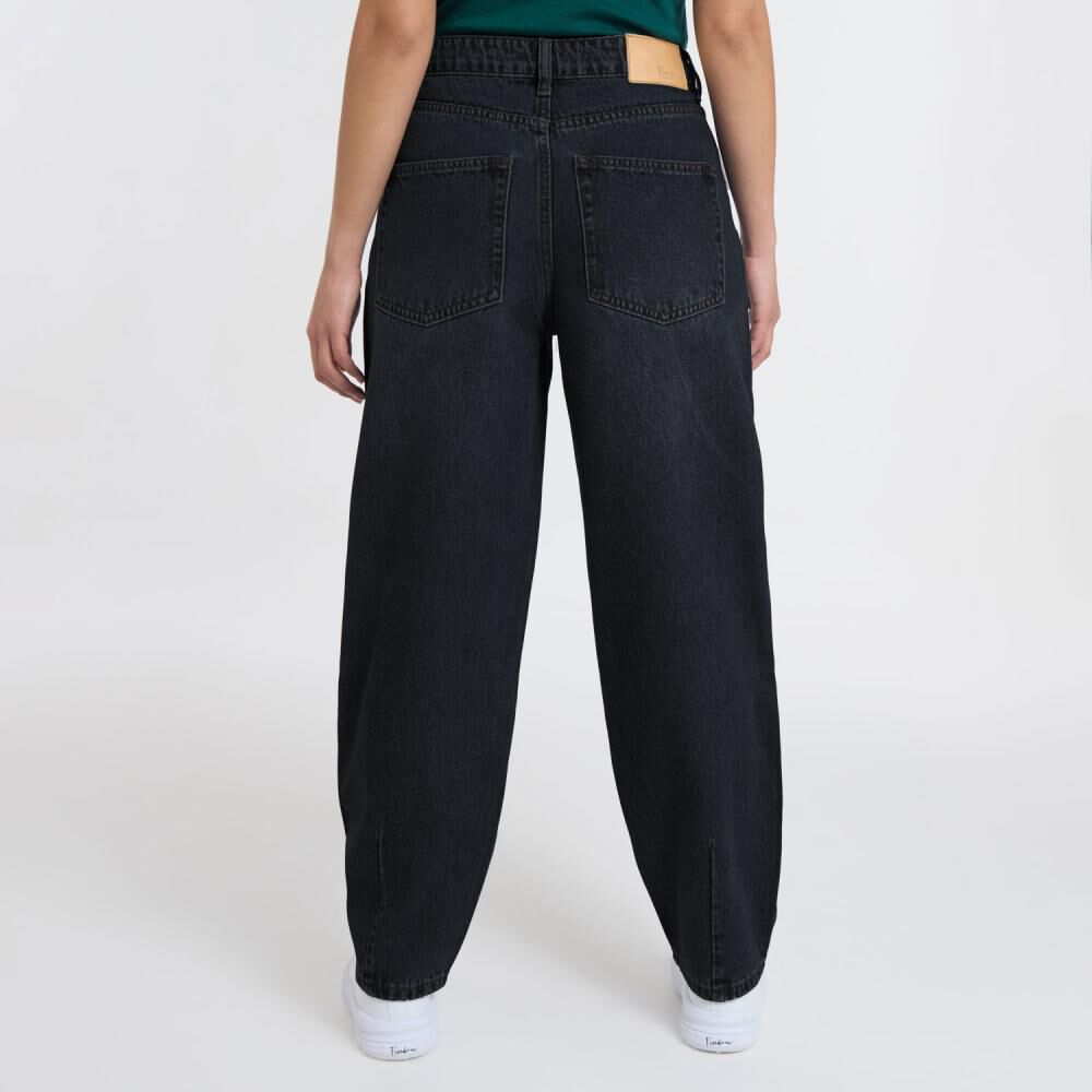 Jeans Tiro Medio Barrel Mujer Freedom image number 2.0