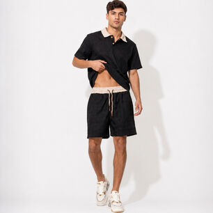 Conjunto Polo Y Short Hombre Bali