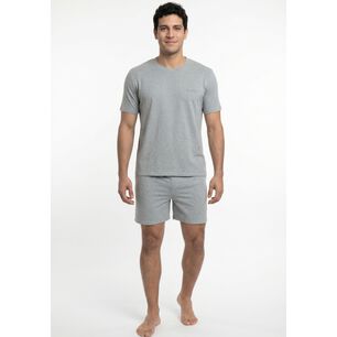 Pijama Hombre Verano 2 Piezas Algod&oacute;n Kayser 7701143-gri