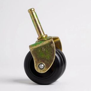Rueda Doble Para Camas Cic, Flex - Sin Frenos (cafe)
