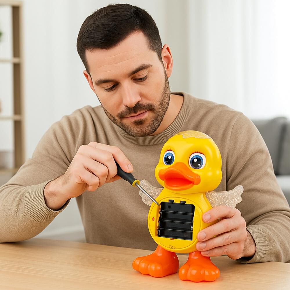 Pato Bailarín Con Luces Led Y Música Juguete Interactivo image number 5.0