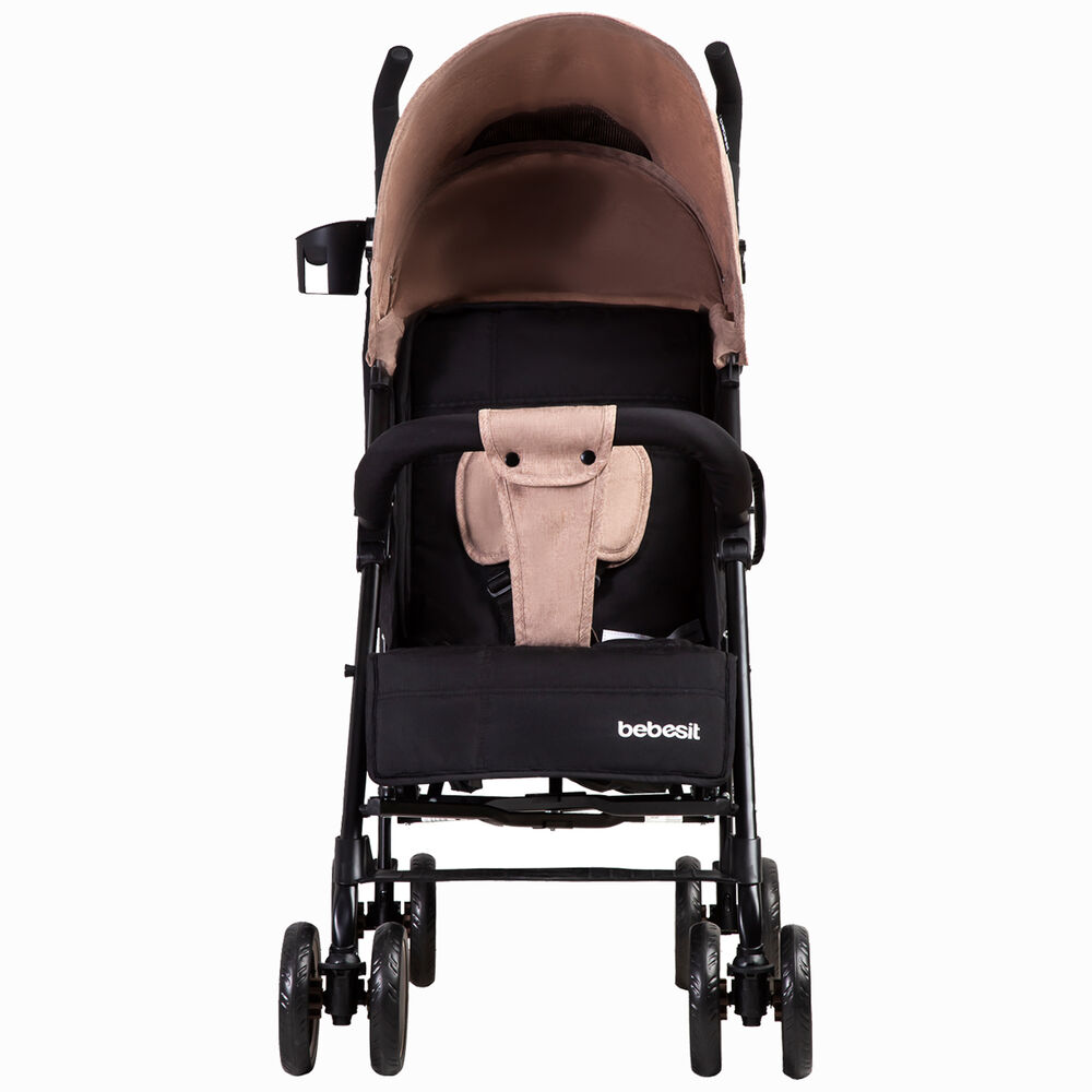 Coche Paragua Khronos Beige Rosado Bebesit image number 3.0