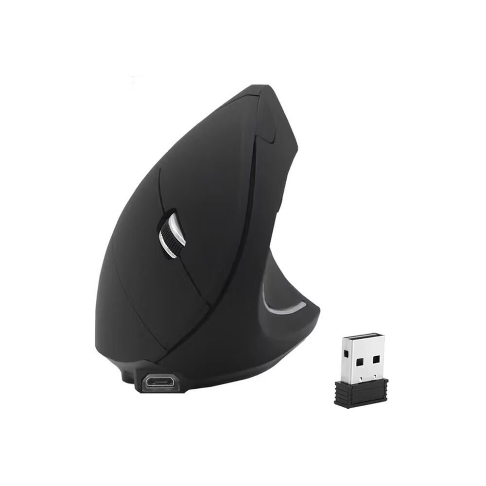 Mouse Vertical Inal&aacute;mbrico Recargable Ergonomico image number 1.0