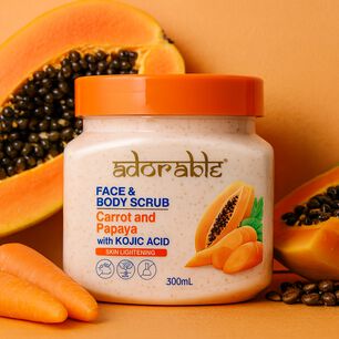 Adorable Exfoliante Zanahoria-papaya & &Aacute;cido K&oacute;jico 300 Ml