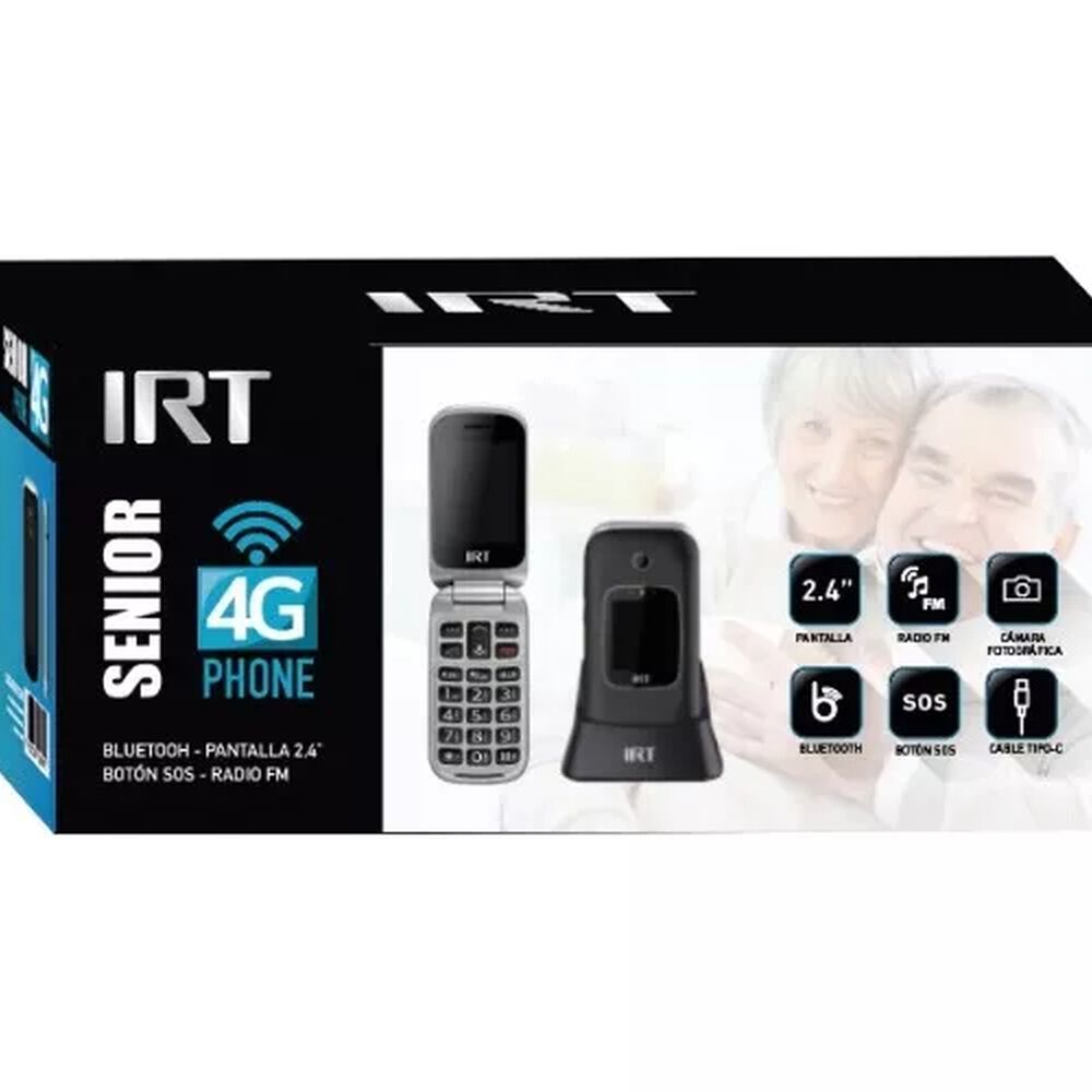 Teléfono Irt Senior 4g S. O. S Para Adulto Mayor Almeja 330n image number 6.0