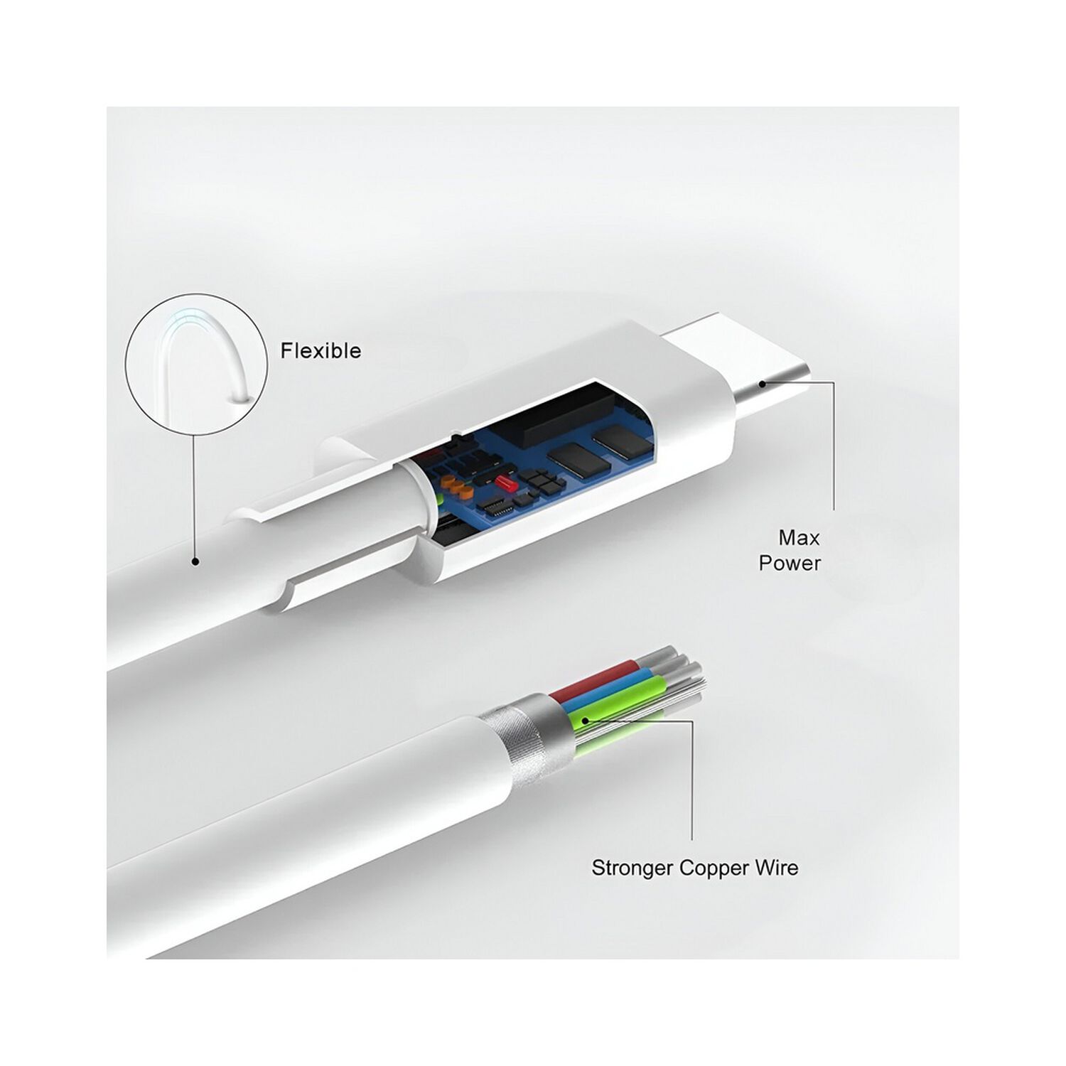 Cable Usb-c A Usb-c Compatible Con Carplay- Android Auto Pd3 image number 5.0