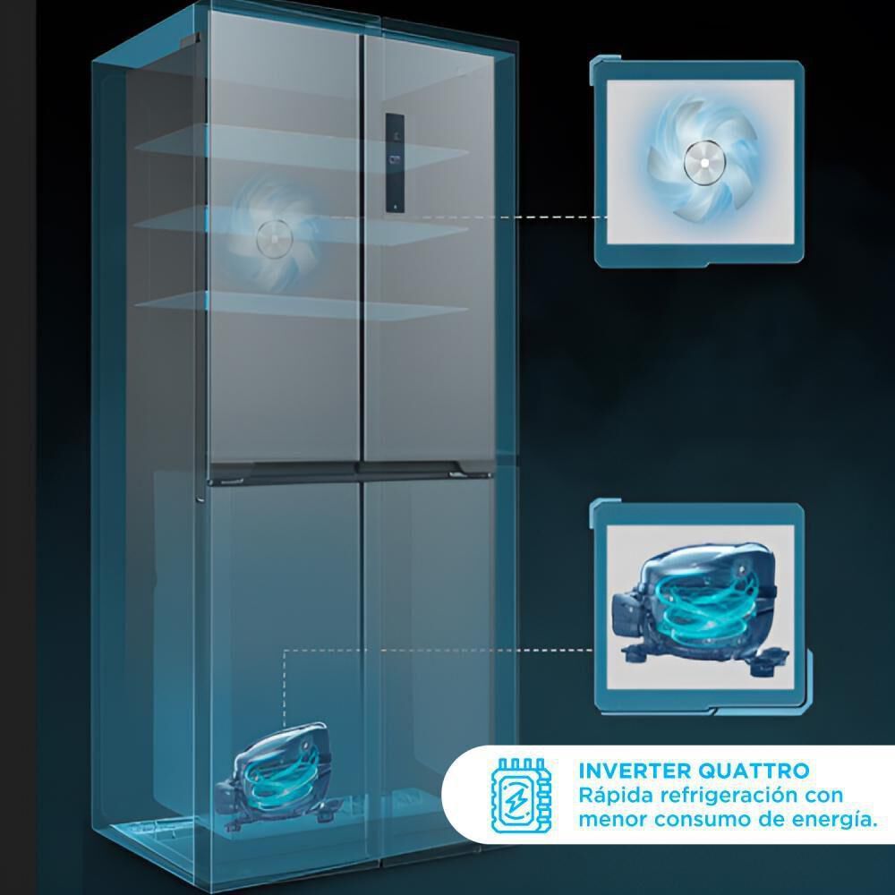 Refrigerador Side by Side Midea MDRM554MTE50 / No Frost / 396 Litros / D image number 6.0