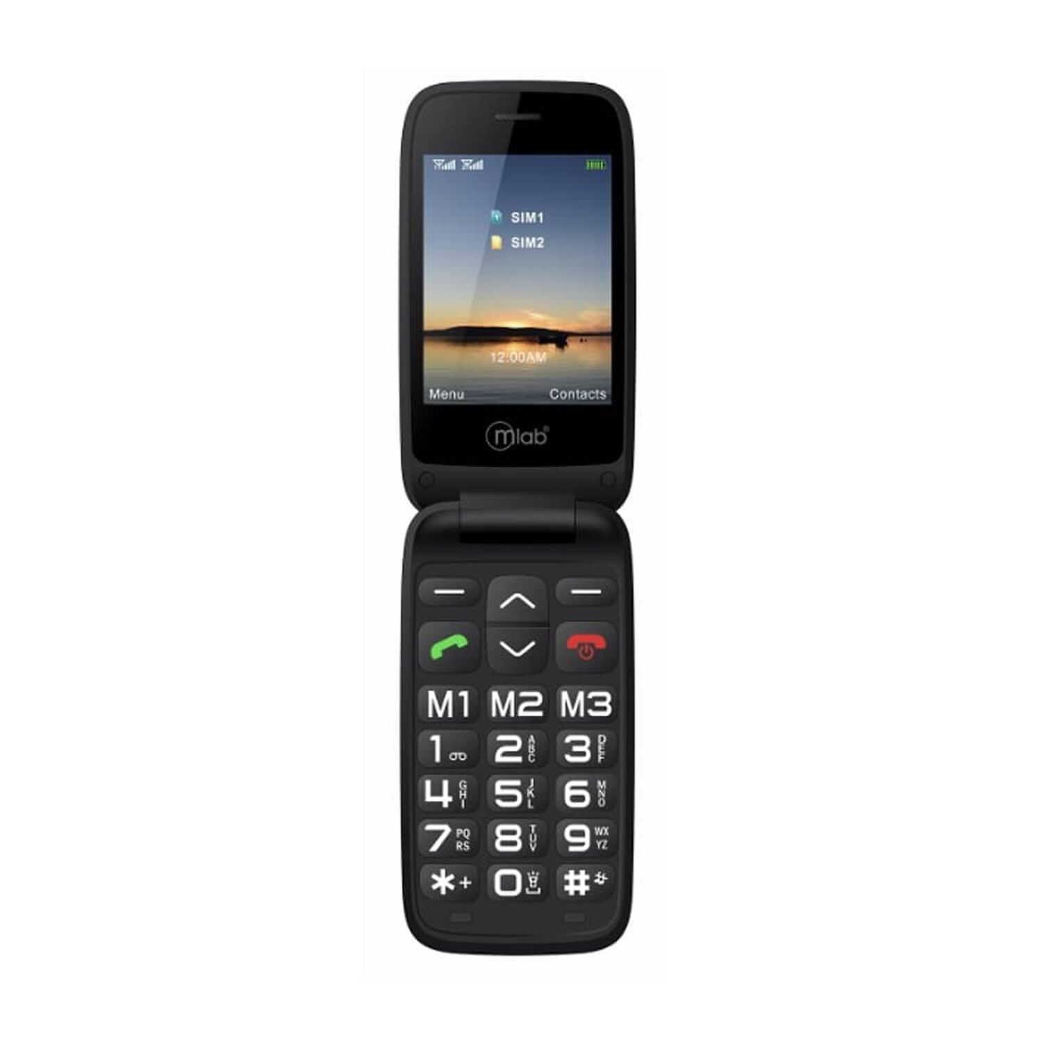 Celular B&aacute;sico Microlab Modelo 09338 Incluye Sim Card De Regalo image number 0.0