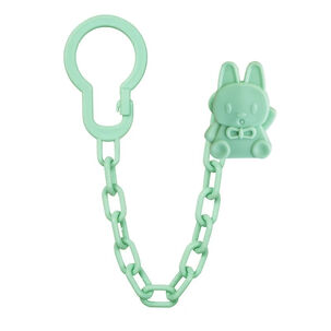 Porta Chupete Clip Plastico Cadena Afirmador Colgante