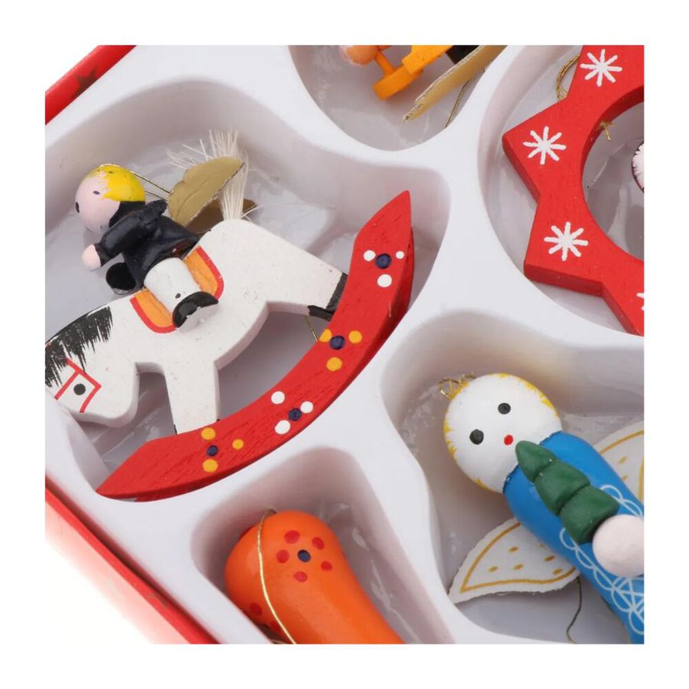 Adornos Colgantes Para Arboles De Navidad 12 Pcs image number 2.0