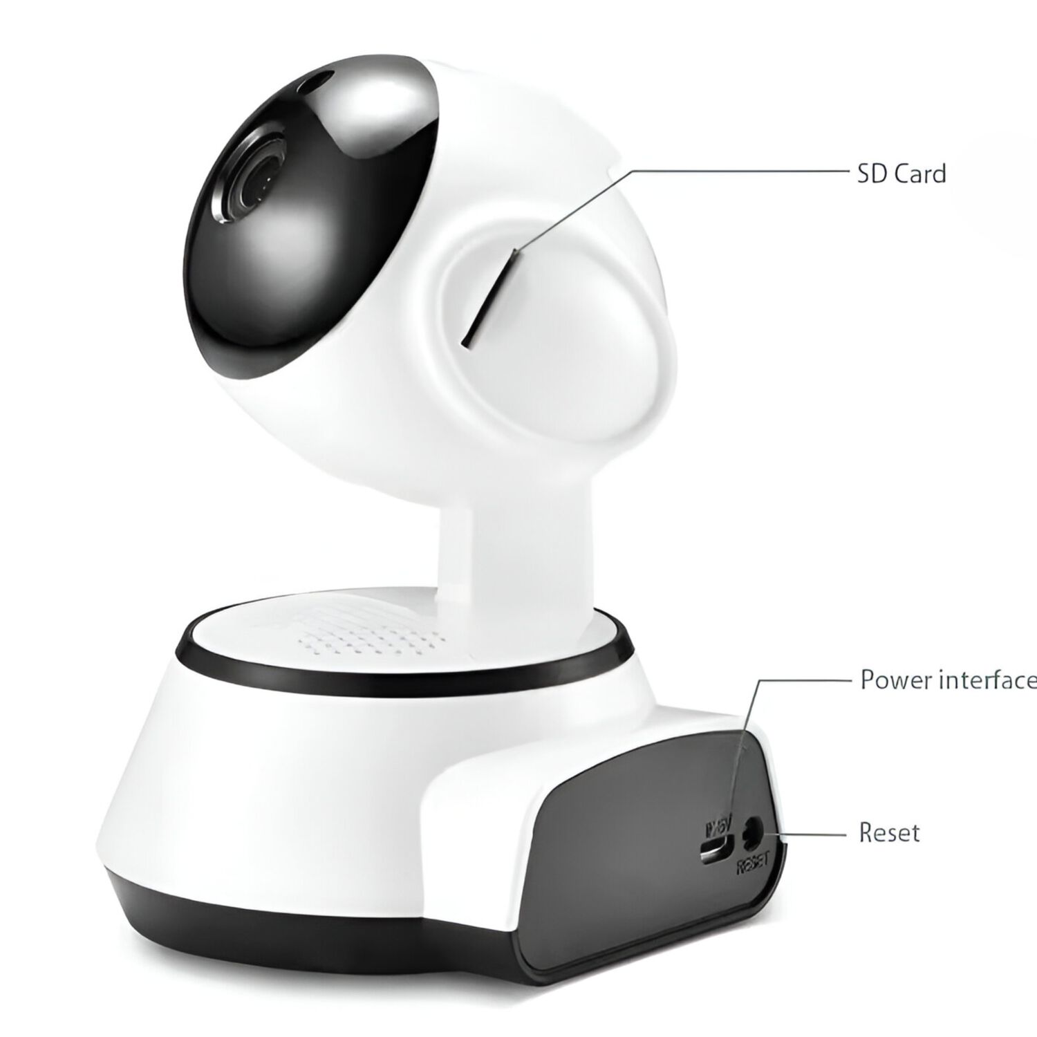 Camara Wifi Rotatoria 360&deg; Hd Robotica Ptz Interior W3860 image number 3.0
