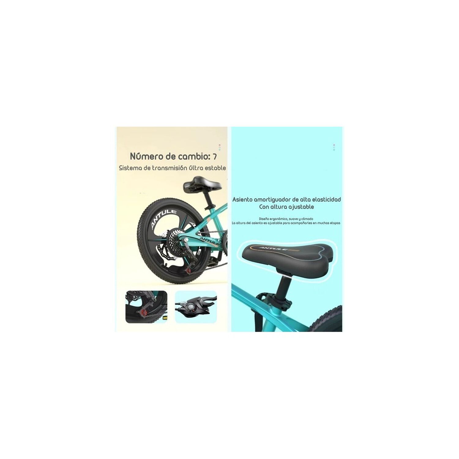 Bicicleta Infantil 10-15 A&ntilde;os Aro 22 Lubabycas Rosada image number 3.0
