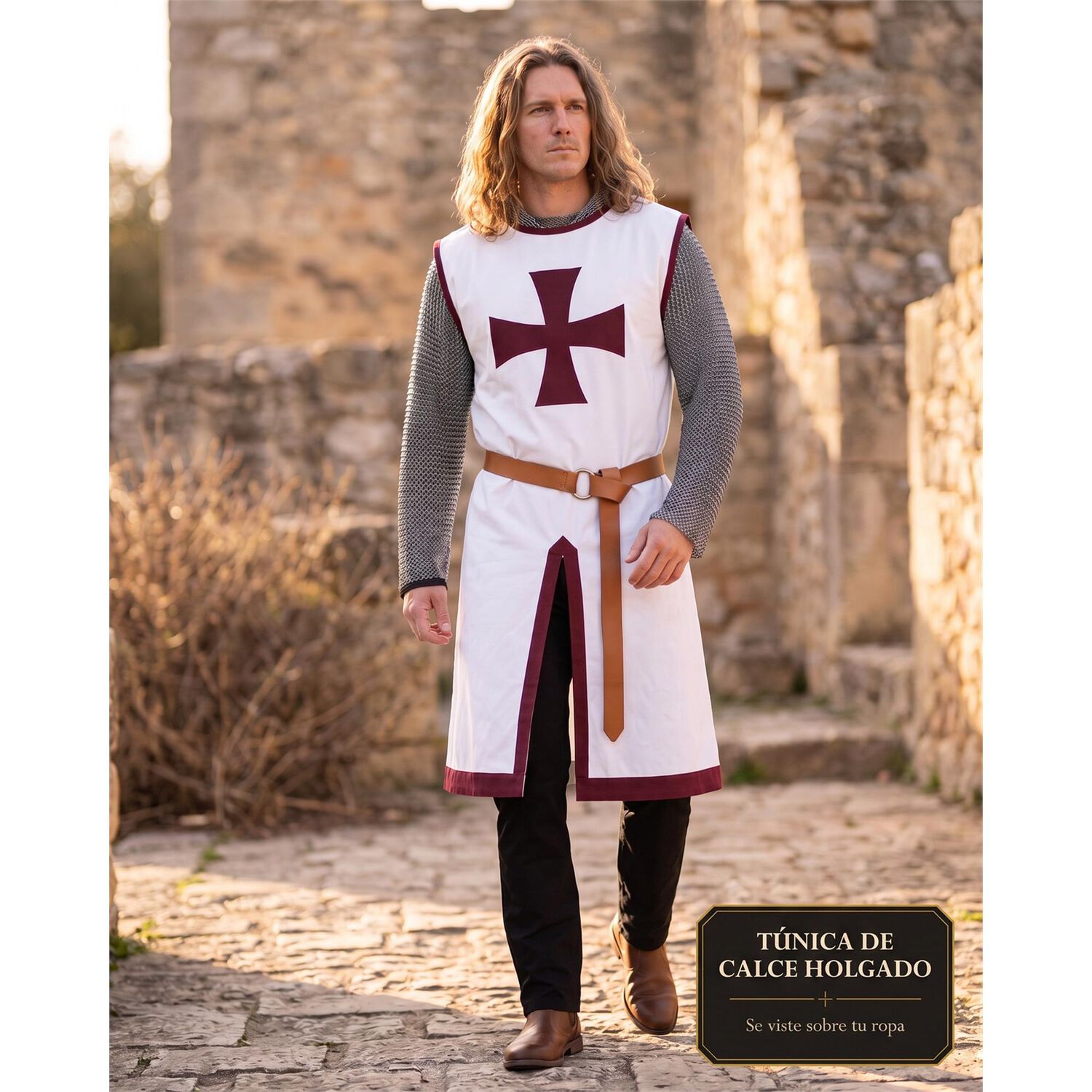 Disfraz Cosplay Caballero Medieval Piquero image number 12.0