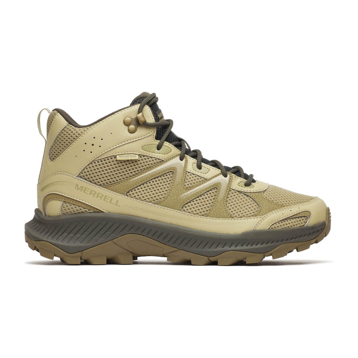 Bot&iacute;n Merrell Tempo Exp Mid Impermeable Verde Hombre image number 0.0