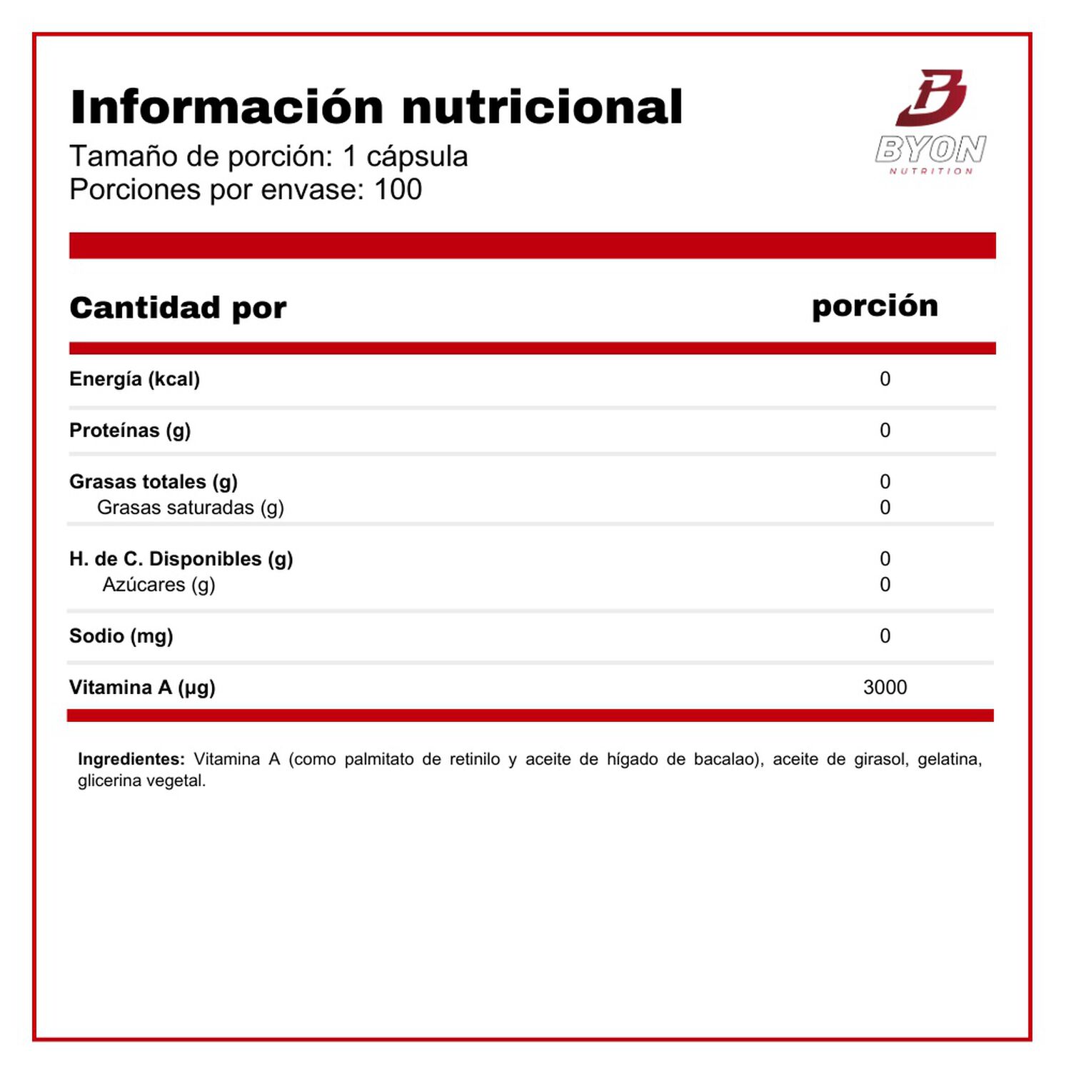 Vitamina A 10,000 Iu 100 Softgels image number 1.0