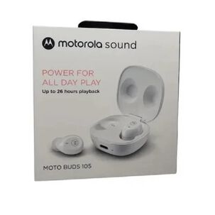 Audifono Motorola Moto Buds 105 True Wireless Blanco