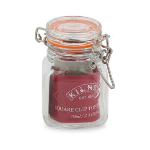 Frasco Conservero Kilner Clip Top Cuadrado 70 Ml