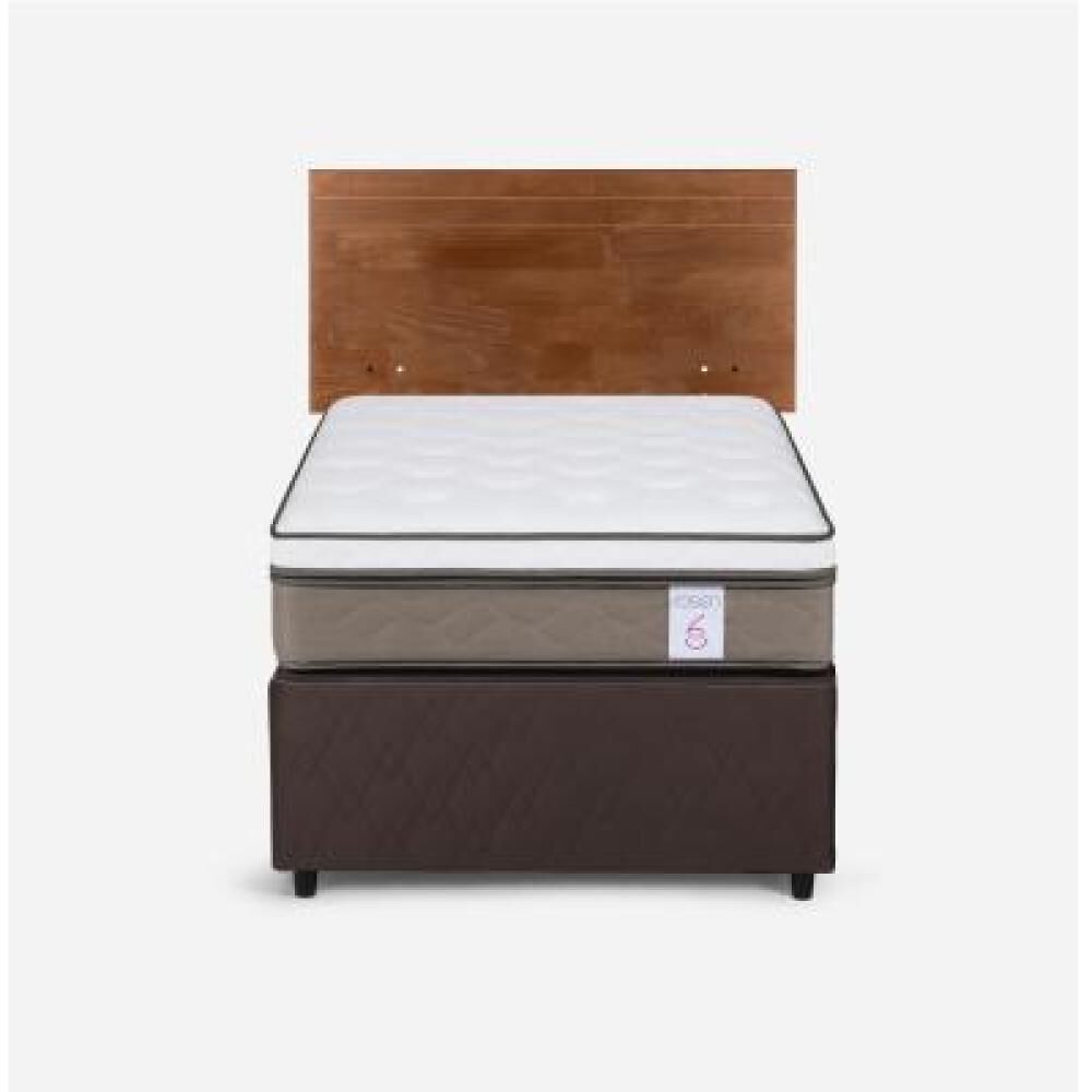 Cama Nido Rosen New Style 6 / 1.5 Plazas / Base Normal + Respaldo image number 9.0