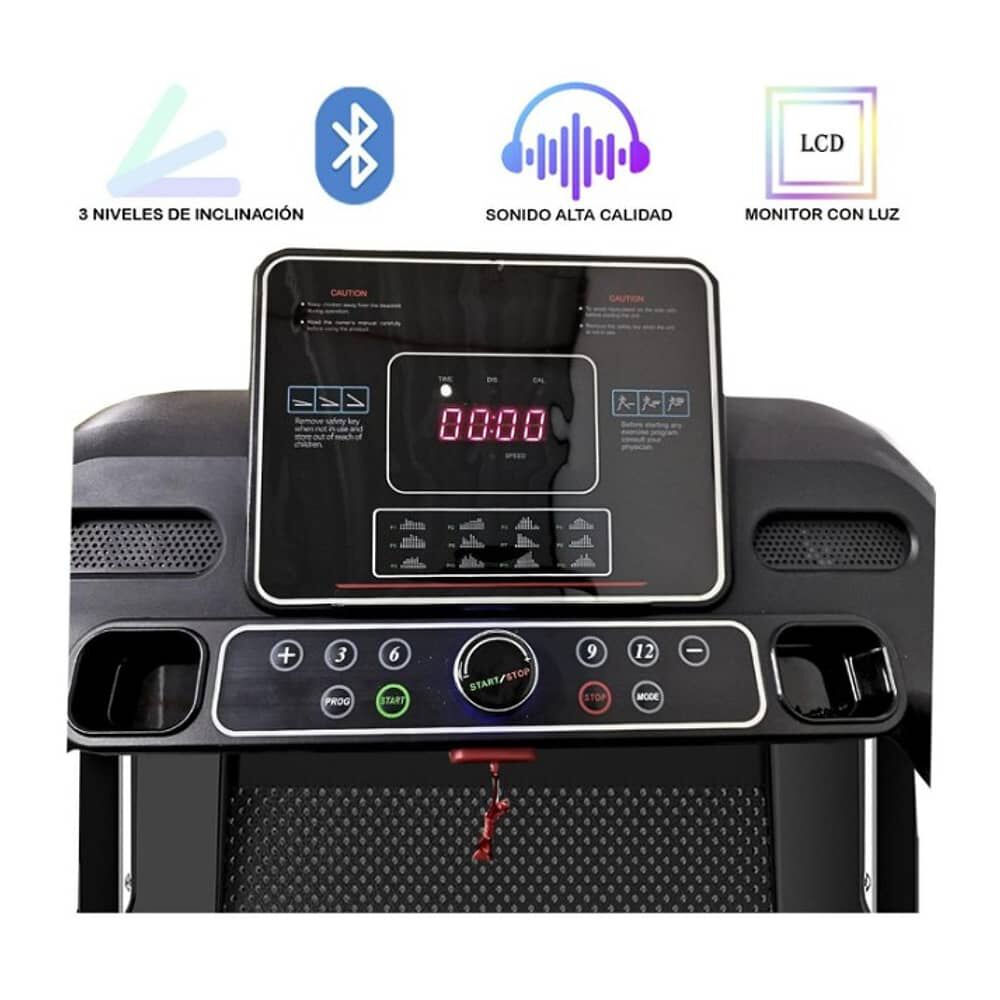 Trotadora El&eacute;ctrica Yepsport 2.5 Hp Plegable Bluetooth image number 2.0