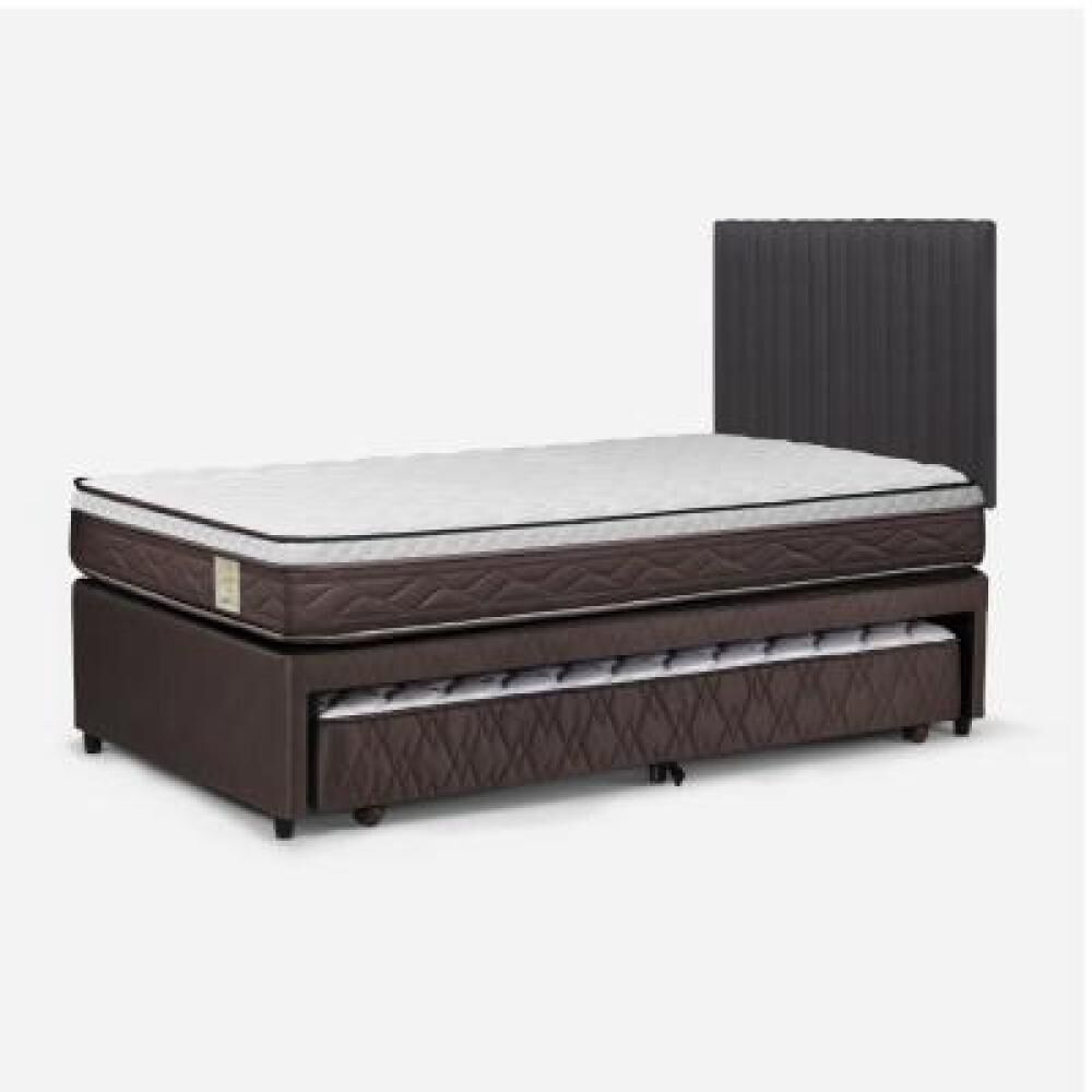 Cama Nido Rosen New Style 4 Plus / 1.5 Plazas / Base Normal + Respaldo Lucio image number 6.0