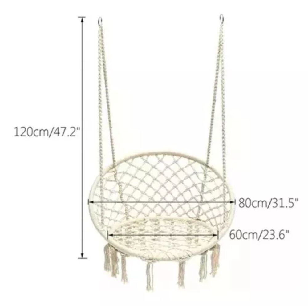 Silla Hamaca Tejido Colgante Para Casas Hogar Hamaca image number 4.0