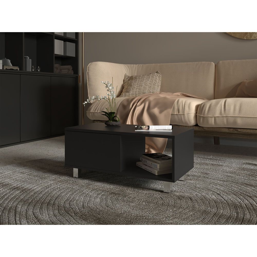 Mesa De Centro 1 Cajon Fm-017n - Negro image number 6.0