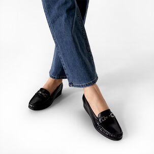 Mocasin Tacon Cuña Clásico Cómodo Casual Mujer Weide Js80