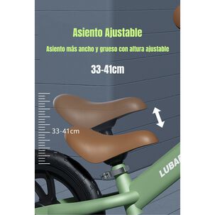 Bicicleta De Equilibrio 2-6 A&ntilde;os Aro 12 Acent Lubabycas
