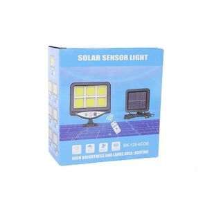 Foco Solar Led Exterior Con Sensor De Movimiento Impermeable