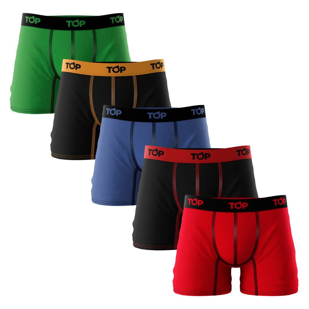 Pack Boxer Hombre Top / 5 Unidades image number 0.0