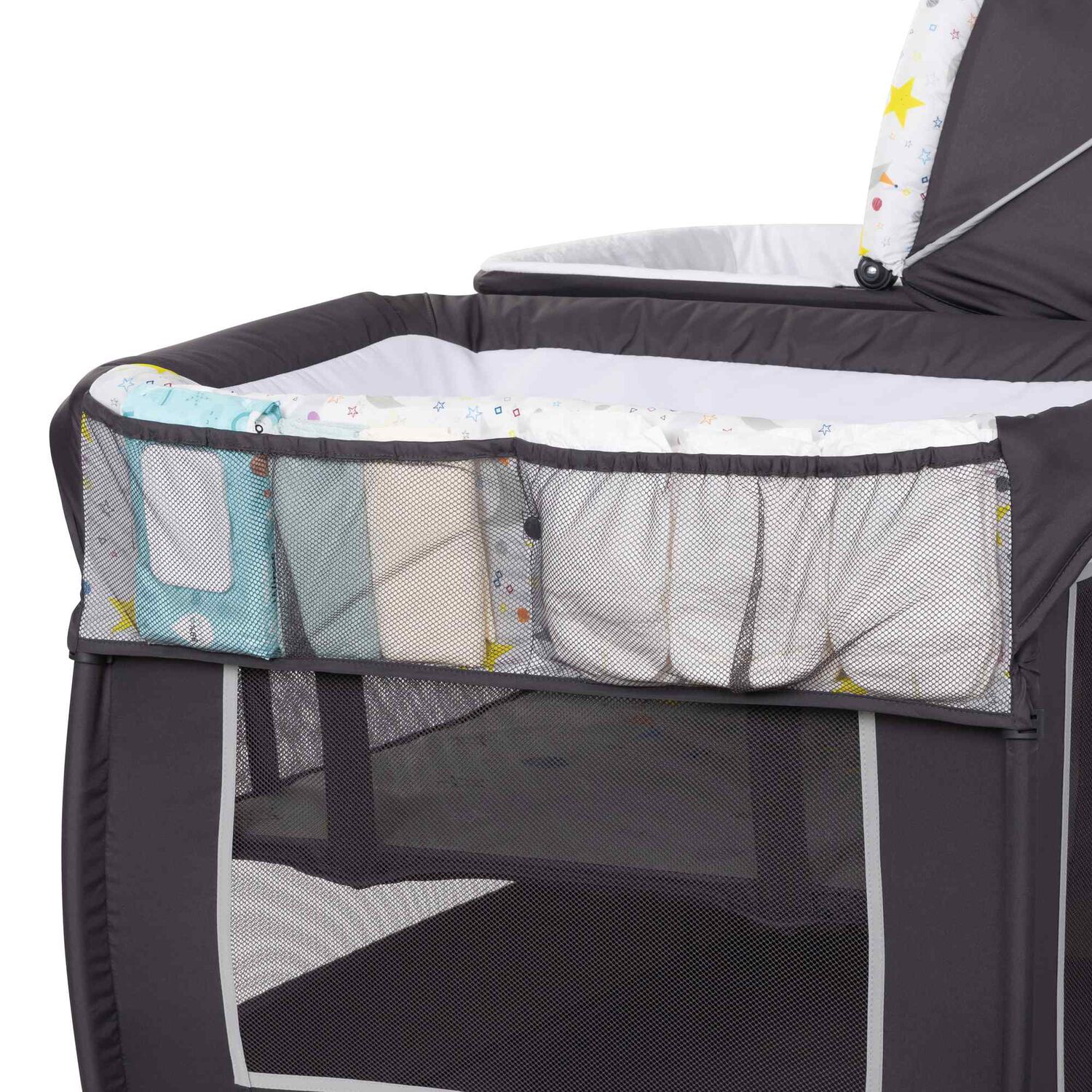 Cuna Corral Lil' Snooze Deluxe Ii Moon Con Mois&eacute;s Y Mudador image number 5.0