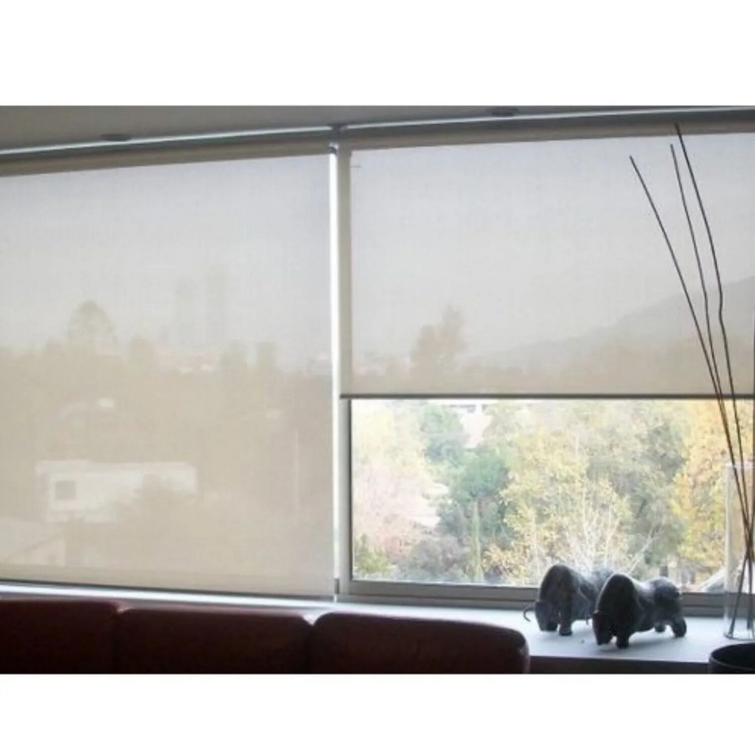 Cortina Roller Rustica Deluxe 100x200 Cm Beige image number 3.0