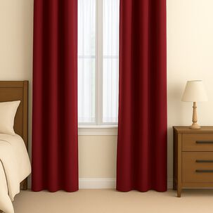 Cortina Engomada Termica 100% Blackout 140x225