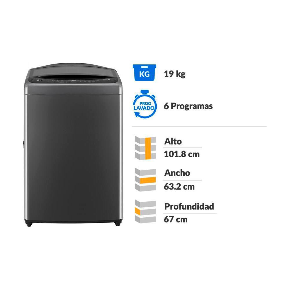 Lavadora Lg WT19MV6 / 19 Kg image number 1.0