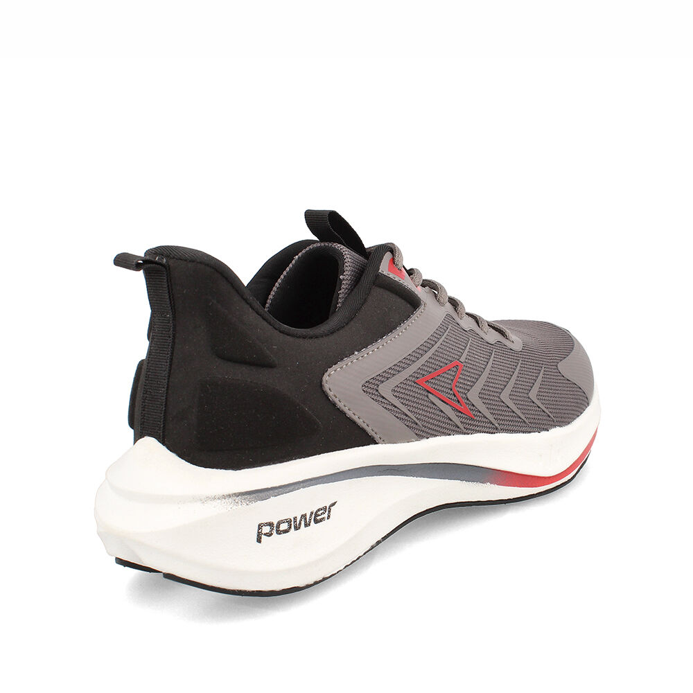 Zapatilla Hombre Power Swift Gris-rojo image number 3.0