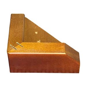 Kit 4 Patas Tipo L - Altura 4.5 Cm (caoba)