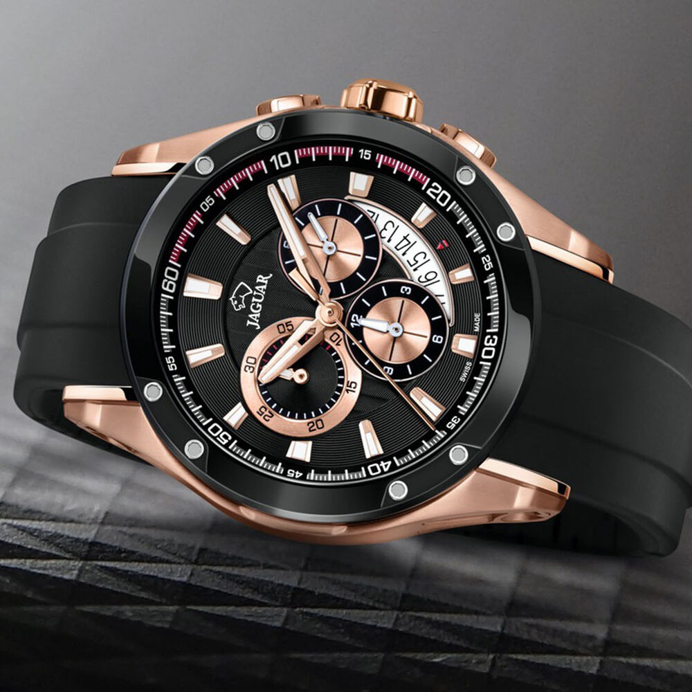 Reloj J691/1 Jaguar Negro Hombre Special Edition image number 2.0