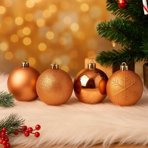 16 Esferas Bambalinas Adorno Navideño Rosa 6cm Decoracion