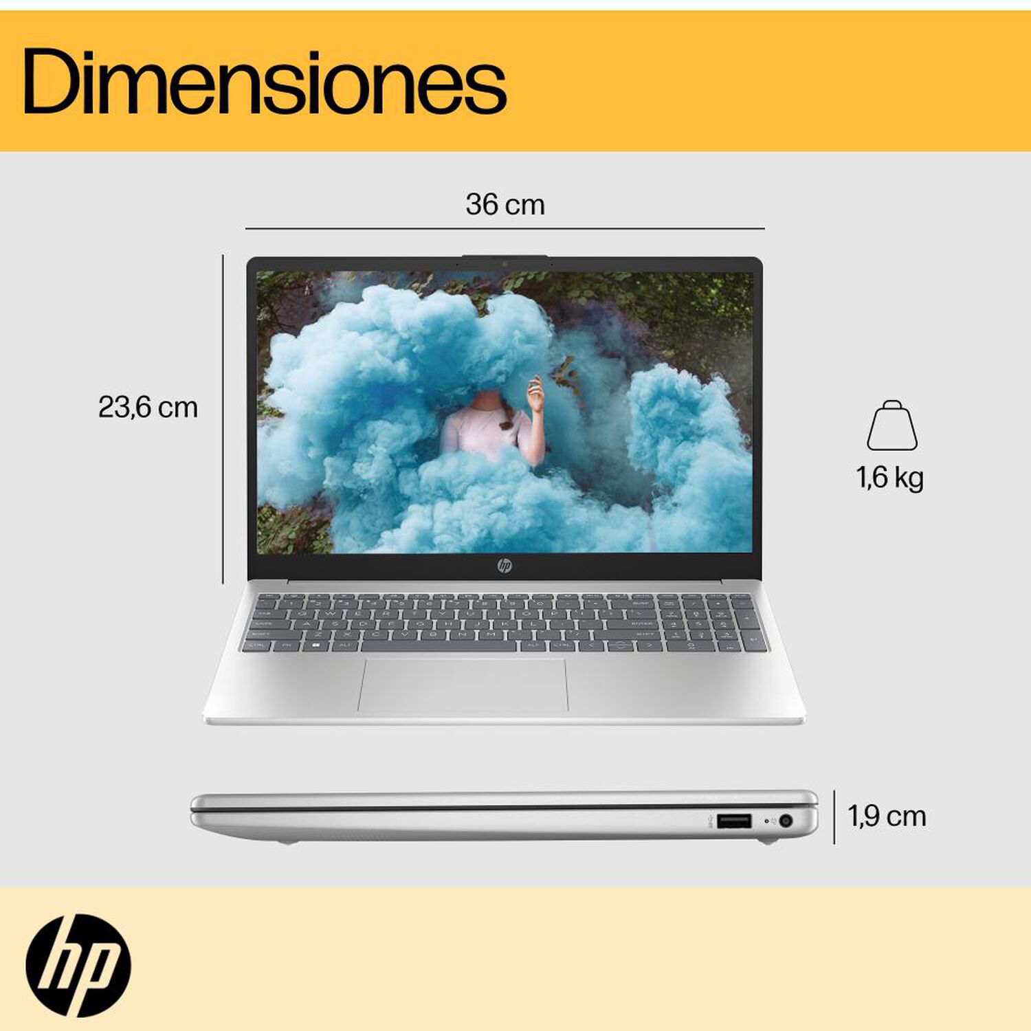 Notebook 15.6" HP 15-FC0252LA / AMD Ryzen 5 / 8 GB RAM / 512 GB SSD image number 12.0