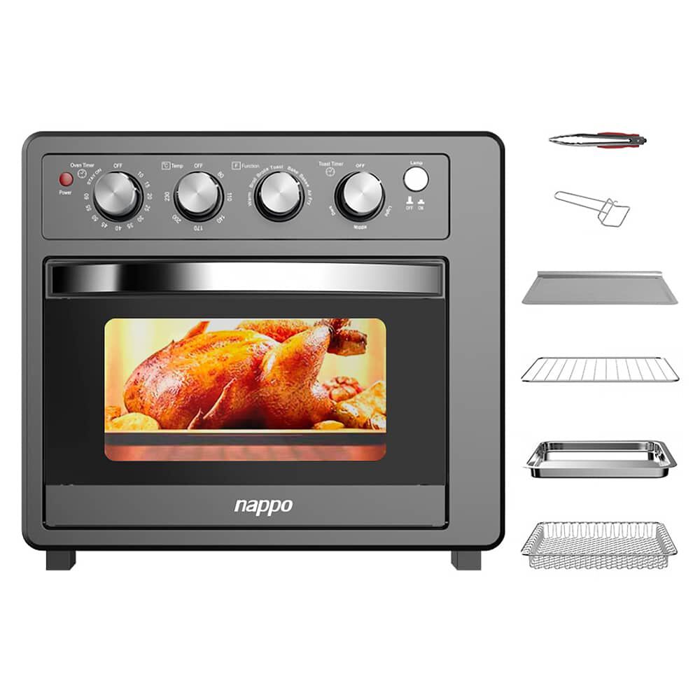 Horno Freidora De Aire Nappo 7 En 1 1700w 25l + Accesorios image number 0.0