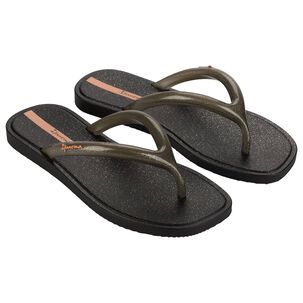 Sandalia Mujer Negro Puffer Ipanema