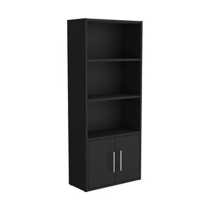 Biblioteca 120.9x50.8x23.5 Cm 2 Puertas 4 Niveles