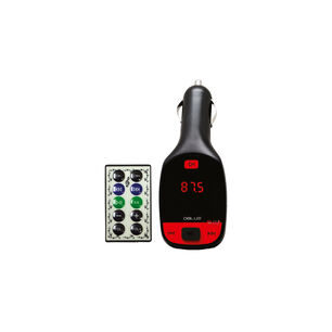 Transmisor Fm Auto Auxiliar Y Usb Auto Negro - Ps